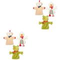BESTonZON 6 Pcs Duck Early Education Toy Toy Toys for Babies Toys for Toys for Children Toys Children’s Toys Small Hand Puppet Animal Pp Cotton Parent-child Puppet Doll