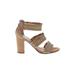 Sam & Libby Heels: Tan Shoes - Women's Size 7 1/2