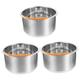 ANSNOW Stainless Steel Rice Steamer Steaming Pot Basket Steaming Basket Rack Vegetable Steamer Stack Steam Pot Rice Cooking Pot Rice Steamer Basket Handheld Steamed Bun Silicone/Silver/21.5*21.5*11.