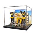 Acrylic Display Case for Lego Indiana Jones Escape from The Lost Tomb 77013 - Showcase, Protect & Decorate Model with Dustproof Storage (Background A)