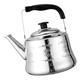 Whistling Kettle 304 Stainless Steel Whistling Kettle Stovetop Tea Kettle Boiler for Gas Stove and Induction Cooker Tea Pot for Brewing Stainless Steel Kettle (Color : A, Size : 7L)