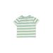 Little Co. By Lauren Conrad Short Sleeve Henley Shirt: Teal Stripes Tops - Size 4Toddler