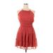Trixxi Casual Dress - Popover: Red Dresses - New - Women's Size X-Large