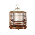 WYRMB Bird Cage Portable Round Bird Cage Easy to Assemble, Breathable Parrot Cage, Bird Carrier Travel Cage for Small Birds, Vintage Birdcage Parakeet Cage