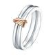 AMDXD Real Gold Ring 750/585/375 White Gold Classic Oval Shape Men's Wedding Band 9 Carat / 14 K / 18 K White Gold, 14 Carat 585 White Gold, Zircon Free