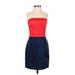 French Connection Cocktail Dress - Party Strapless Sleeveless: Red Dresses - Women's Size 0