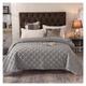 VAUNDY Thick velvet winter Bedspread on the bed plaid blanket bed cover Mattress topper quilt bed linen Bedspreads Compatible with double bed sheet,Duvet Cover Set