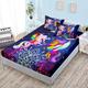 Single Fitted Sheet Unicorn Purple Mandala Fitted Sheet Single Bed Microfibre Fitted Sheets Breathable Single Bed Sheets Easy Care Single Sheet Fitted Durable Single Bed Sheets Fitted 30cm Deep 90x190