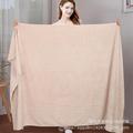 Beauty salon towels Bath towel beauty salon bath towel massage sweat steaming foot spa bed towel thickened large towel absorbent no hair loss large bath towel, camel yellow, 200 * 180cm super thick