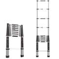 Outdoor Ladder,Ladders,Telescopic Ladder,Expandable Reinforced Aluminum Ladder for Home Office, Home Loft Sturdy Aluminum Telescopic Steps, Load 150Kg / 330Lb,3.90 M/12.7Ft,3.90 M/12.7Ft (4.7 M/15.4