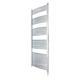 NWT Direct Thermostatic Electric Curved Chrome Towel Rail Radiator Bathroom Heater (Pre-Filled) - 500mm (w) x 1800mm - 600w Element