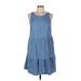 Old Navy Casual Dress - DropWaist: Blue Dresses - Women's Size Medium
