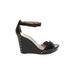 Via Spiga Wedges: Black Shoes - Women's Size 34