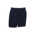 Arizona Jean Company Khaki Shorts - Mid/Reg Rise: Blue Bottoms - Women's Size 7
