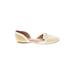 Jack Rogers Flats: Ivory Brocade Shoes - Women's Size 8