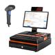 HSHBDDM All in One Cash Register, Cash Register for Retail, Smart Cash Register with Touch Screen/Thermal Printer/Cash Drawer/Barcode Scanner