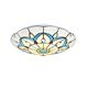 LRUII Mediterranean Ceiling Lights,LED Round Tiffany Ceiling Lights,Bedroom Lights,Living Room Lights,Dining Room Lights,Kitchen Lights,Corridor Lights,Aisle Lights-The head of the lamp 30 * 8cm