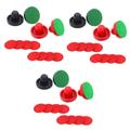 Milisten 48 Pcs Air Hockey Paddles Air Hockey Puck Mini Air Hockey Handles Replacement Table Air Hockey Tabletop Air Hockey Air Hockey Table Air Hockey Supplies Mini Hockey Ice Hockey Table