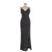 Fame And Partners Cocktail Dress: Gray Marled Dresses - New - Women's Size 10