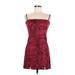 Reformation Cocktail Dress: Burgundy Paisley Dresses - Women's Size 6