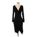 Nine Britton Casual Dress - Wrap: Black Dresses - New - Women's Size 4