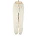 H&M Sweatpants - High Rise: Ivory Activewear - Women's Size X-Large