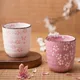 Retro niedlichen Sakura Blume Tee tasse zarte kreative Wasser Tasse Kirschblüten Keramik Trink