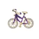 Exquisite Ölgemälde Strass niedlichen kleinen Fahrrad Broschen für Frauen Männer Kleidung Anzug Mode