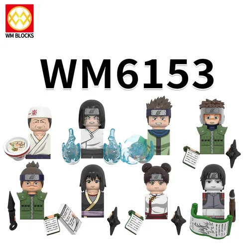 Wm6153 naruto boruto montage block spielzeug als kinder puzzle geschenke