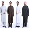 Kaftan Männer Saudi Muslimischen Kleid 2 Stück Abaya Set Thoub Thobe Formale Kleid Dishdasha Jubah