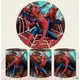 Couverture ronde de thème Spiderman de Disney toile de fond ronde pour Photo d'anniversaire