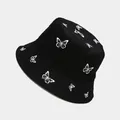 Chapeau papillon blanc réversible pour hommes et femmes casquette d'été chapeau de plage