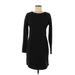 Lole Casual Dress - Shift: Black Solid Dresses - Women's Size Medium