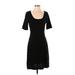 Calvin Klein Casual Dress - Mini: Black Dresses - Women's Size Small