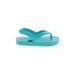 Old Navy Sandals: Teal Shoes - Kids Girl's Size 7