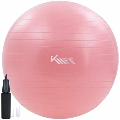 Gymnastikball 55 cm Trainingsball mit Luft-Pumpe Sitzball Büro Anti-Burst Ball für Fitness, Yoga,