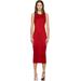 Red Basics Maxi Dress