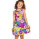 kinderkleidung Mädchen Kleid Graphic Blumen Ärmellos Outdoor Casual Modisch Kuschelig Täglich Polyester Übers Knie Casual kleid A Linie Kleid Tank-Top Kleid Sommer Frühling 3-12 Jahre Gelb Rote