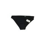 LOFT Beach Swimsuit Bottoms: Black Solid Swimwear - Women's Size Small