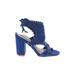 2 Lips Too Sandals: Blue Shoes - Women's Size 6