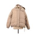 Coat: Tan Solid Jackets & Outerwear - Women's Size Large