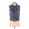 Express Jeans Denim Vest: Blue Jackets & Outerwear - Women's Size X-Small