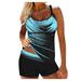 plus size tankini swimsuits for women Print Size Swimwear Beachwear Swimjupmsuit Plus Padded Women Swimsuit Swimwears Tankinis Set