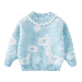 Godderr Girls Soft Sheep Sweater for Kids Toddler 12M-6Y Giraffe Pattern Mink Wool Sweaters Cute and Sweet Pullover Thick Casual Jumper Autumn Winter