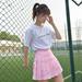 PIKADINGNIS Black White Women Pleated Skirts Spring Summer Fashion Bandage Jk Mini Skirts Girl Wild School Uniform High Waist Skirt