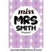Miss Mrs Smith Super-Simple Wedding Planner & Journal: Wedding Planning Book Organizer Compact Personalized Planner with Handy Checklists