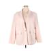 Larry Levine Blazer Jacket: Pink Jackets & Outerwear - Women's Size 24