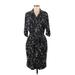 Tory Burch Casual Dress - Shirtdress: Black Stars Dresses - Women's Size Medium