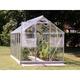 Vitavia Venus Greenhouse - Aluminium - 6 x 4 - Model 2500 - 4mm Polycarbonate