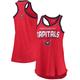 Women's G-III Sports by Carl Banks Red Washington Capitals Showdown Slub Racerback Tank Top